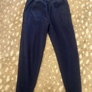 Patagonia Boys Navy Fleece Pants - size medium